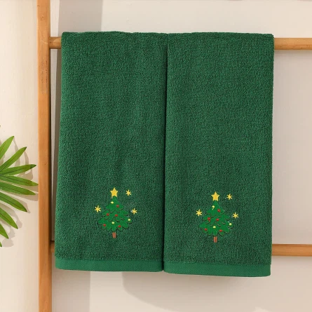 green Christmas Towel green Christmas Towel